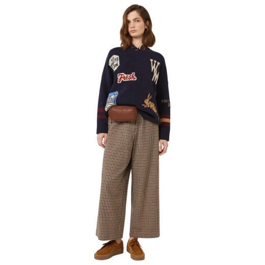 MAX MARA ŽENSKE HLAČE BORDO 44195