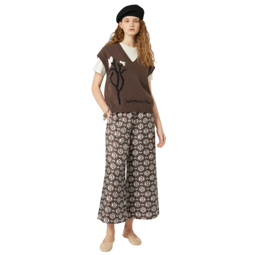 MAX MARA ŽENSKE HLAČE SMEĐA 44196