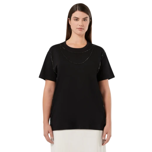 MARINA RINALDI ŽENSKA MAJICA CRNA 44056