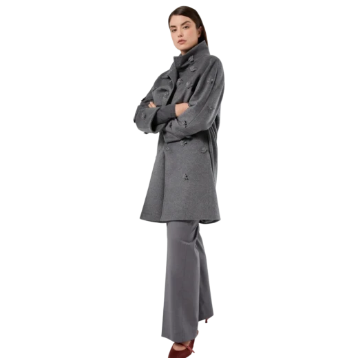MARINA RINALDI ŽENSKI KAPUT SIVA 43991
