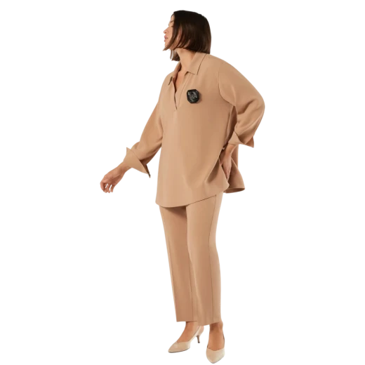 MARINA RINALDI ŽENSKA BLUZA SMEĐA 44014