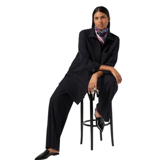MARINA RINALDI ŽENSKE HLAČE PLAVA 44075