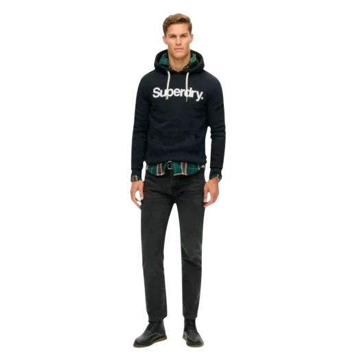 SUPERDRY MUŠKA DUKSERICA CRNA 45491