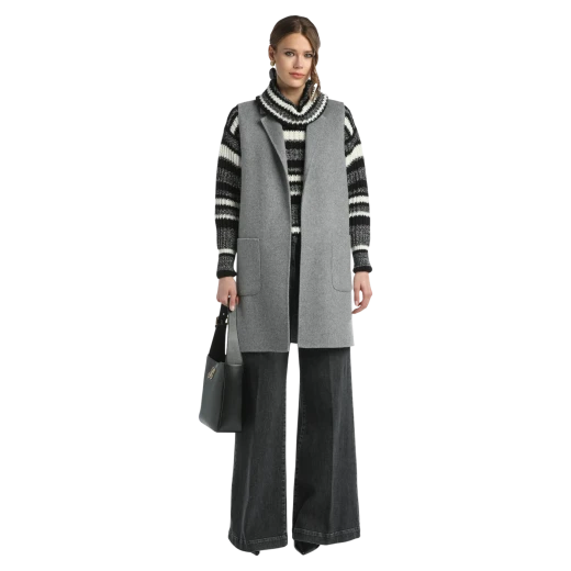 Luisa Spagnoli ŽENSKE HLAČE SIVA 45853