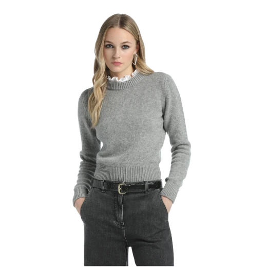 Luisa Spagnoli ŽENSKI DŽEMPER SIVA 45846