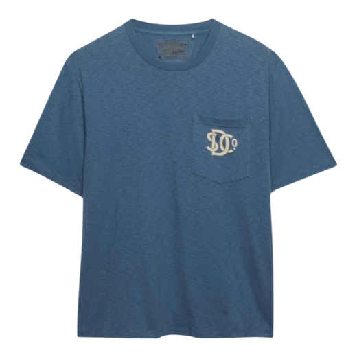 SUPERDRY MUŠKA MAJICA PLAVA 47734