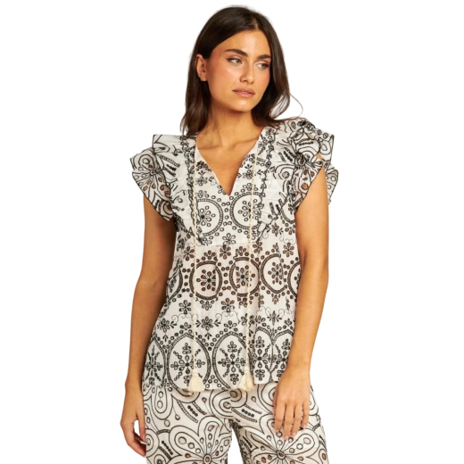 ALMA EN PENA ŽENSKA BLUZA CRNA/BIJELA