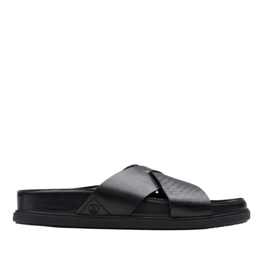 CLARKS MUŠKE PAPUČE CRNA