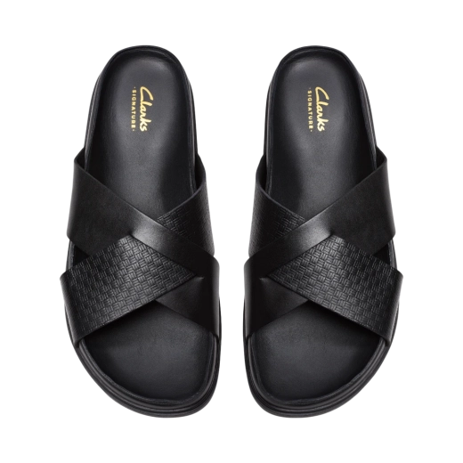 CLARKS MUŠKE PAPUČE CRNA 39312