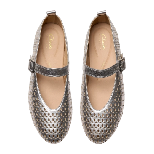 CLARKS ŽENSKE CIPELE SREBRENA 39307
