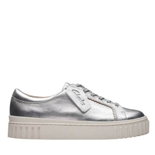 CLARKS ŽENSKE PATIKE SREBRENA