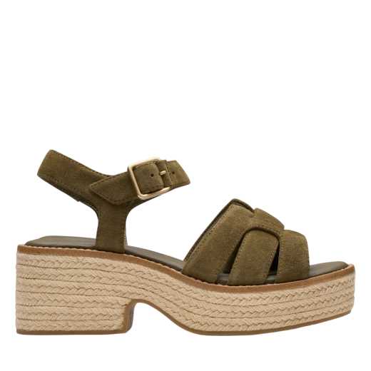 CLARKS ŽENSKE SANDALE ZELENA
