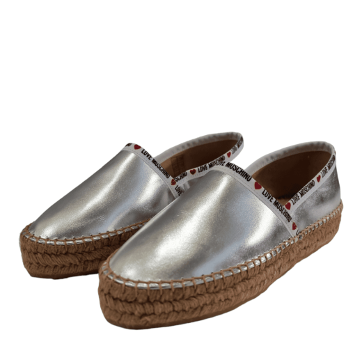 LOVE MOSCHINO ŽENSKE ESPADRILE SREBRENA 24864