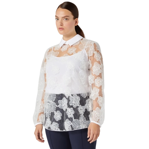 MARINA RINALDI ŽENSKA BLUZA BIJELA