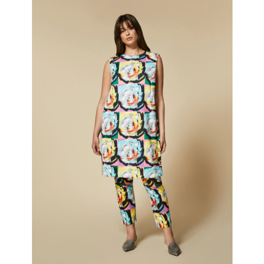 MARINA RINALDI ŽENSKE HLAČE MULTICOLOR
