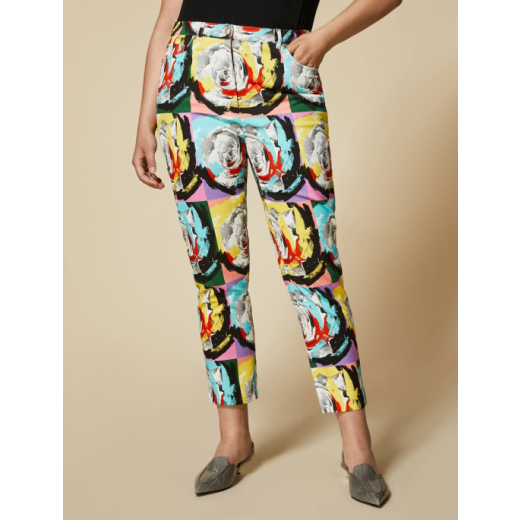 MARINA RINALDI ŽENSKE HLAČE MULTICOLOR 24489