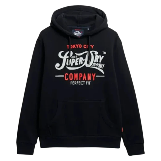 SUPERDRY MUŠKA DUKSERICA CRNA