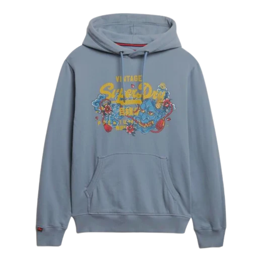 SUPERDRY MUŠKA DUKSERICA PLAVA