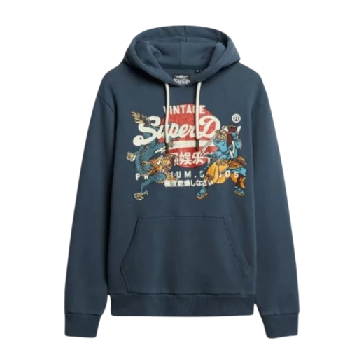 SUPERDRY MUŠKA DUKSERICA PLAVA