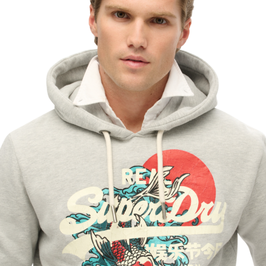 SUPERDRY MUŠKA DUKSERICA SIVA 35407