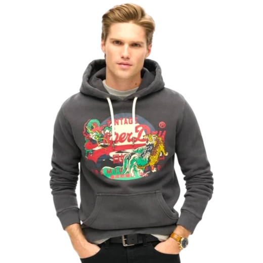 SUPERDRY MUŠKA DUKSERICA PLAVA 37170