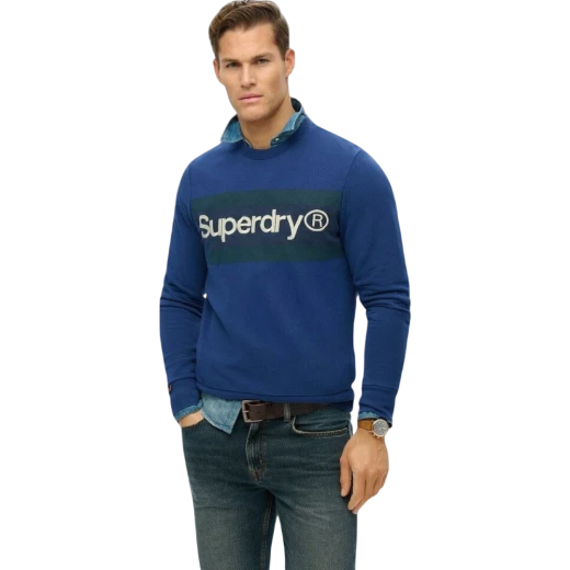 SUPERDRY MUŠKA DUKSERICA PLAVA 38454
