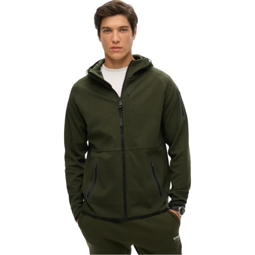 SUPERDRY MUŠKA DUKSERICA MASLINASTA