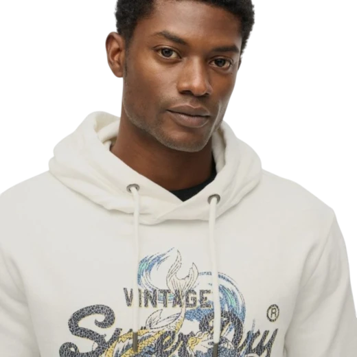 SUPERDRY MUŠKA DUKSERICA BIJELA 45211