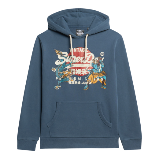 SUPERDRY MUŠKA DUKSERICA PLAVA 45367