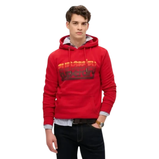 SUPERDRY MUŠKA DUKSERICA CRVENA 45388