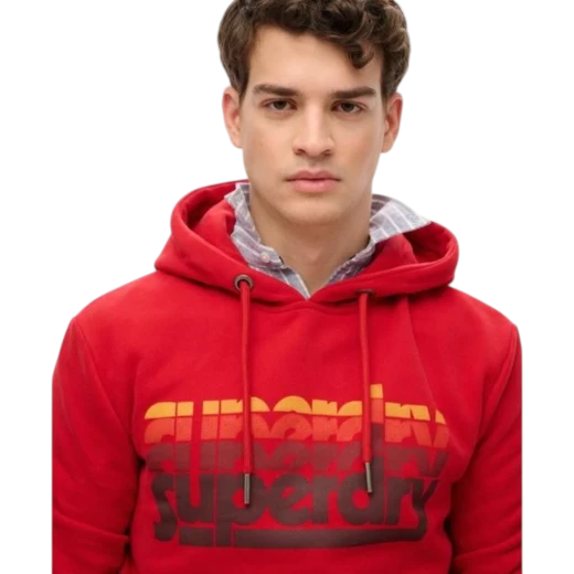 SUPERDRY MUŠKA DUKSERICA CRVENA 45388