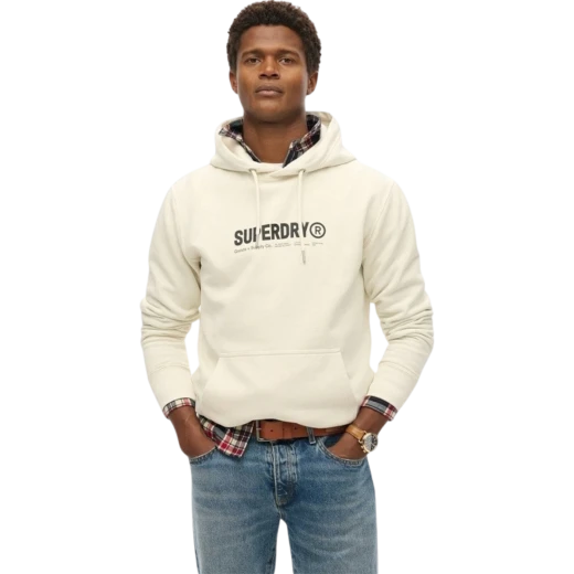 SUPERDRY MUŠKA DUKSERICA BIJELA