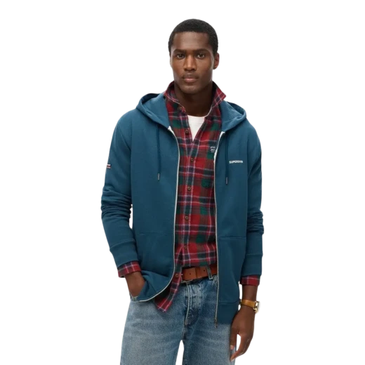 SUPERDRY MUŠKA DUKSERICA PLAVA