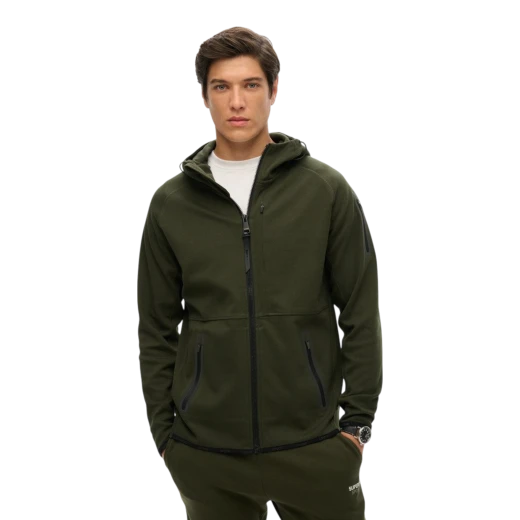 SUPERDRY MUŠKA DUKSERICA MASLINASTA