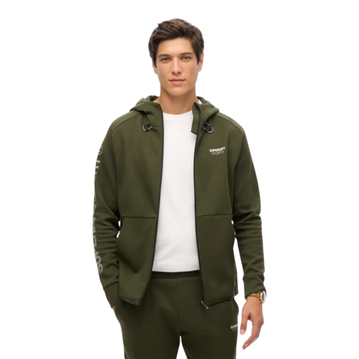SUPERDRY MUŠKA DUKSERICA MASLINASTA