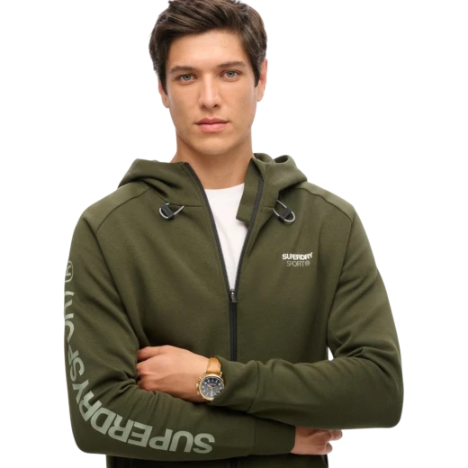 SUPERDRY MUŠKA DUKSERICA MASLINASTA 52888