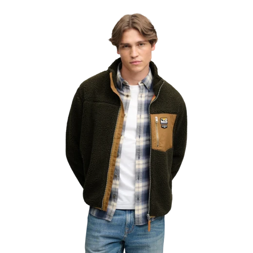 SUPERDRY MUŠKA DUKSERICA MASLINASTA