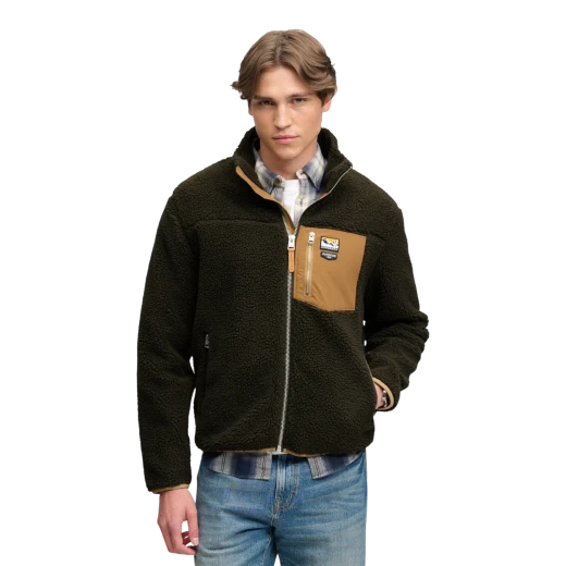 SUPERDRY MUŠKA DUKSERICA MASLINASTA 53071