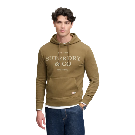 SUPERDRY MUŠKA DUKSERICA SMEĐA