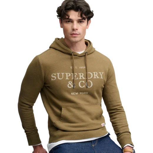 SUPERDRY MUŠKA DUKSERICA SMEĐA 53077