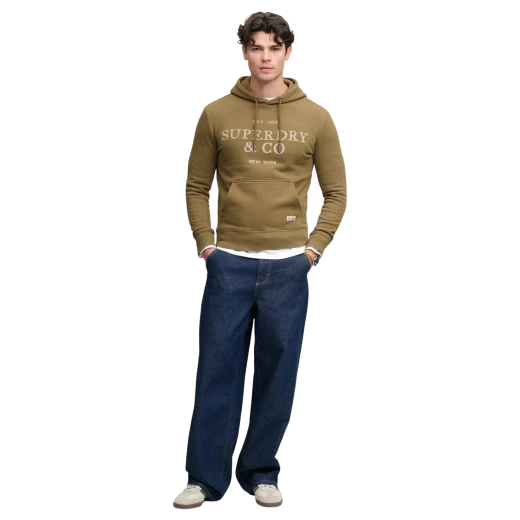 SUPERDRY MUŠKA DUKSERICA SMEĐA 53077