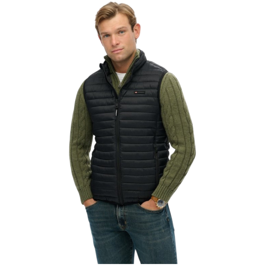 SUPERDRY MUŠKI PRSLUK CRNA 43168