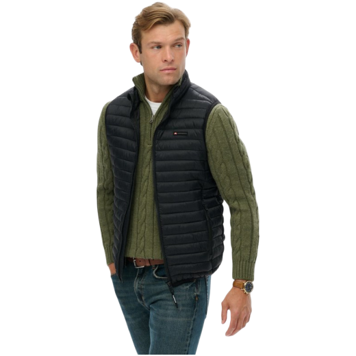 SUPERDRY MUŠKI PRSLUK CRNA 43168