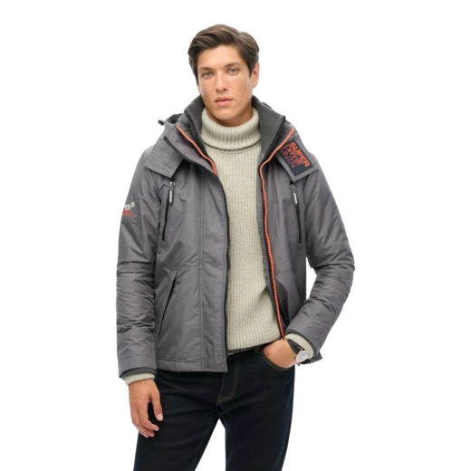 SUPERDRY MUŠKA JAKNA SIVA