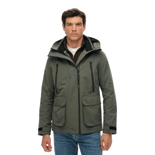 SUPERDRY MUŠKA JAKNA SIVA