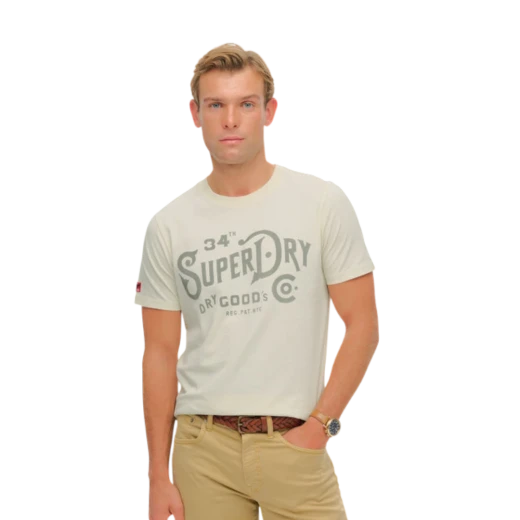 SUPERDRY MUŠKA MAJICA BIJELA