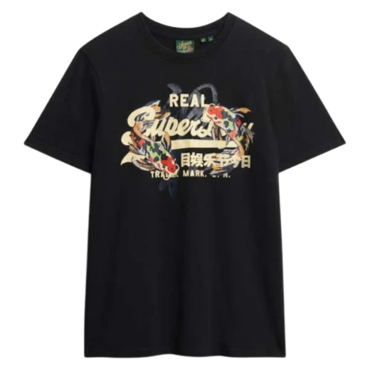 SUPERDRY MUŠKA MAJICA CRNA