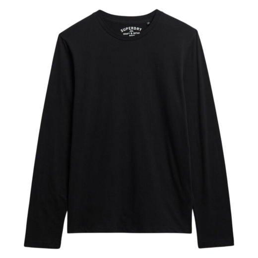 SUPERDRY MUŠKA MAJICA DUGIH RUKAVA CRNA