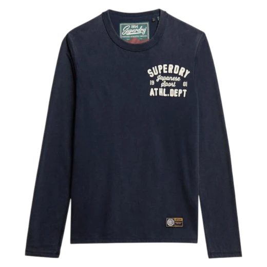 SUPERDRY MUŠKA MAJICA DUGIH RUKAVA TEGET