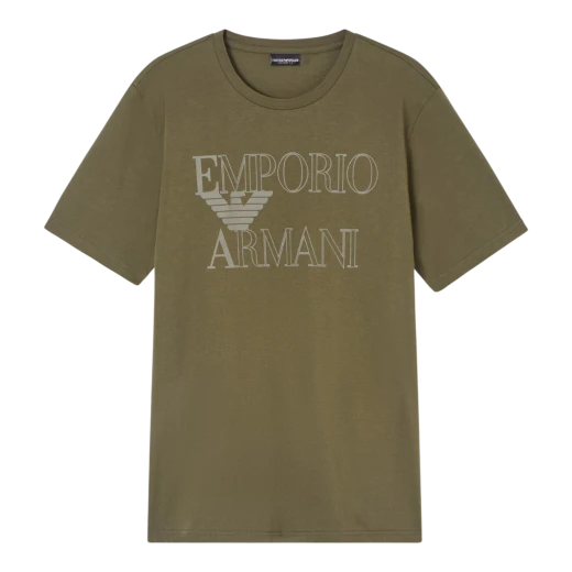 EMPORIO ARMANI MUŠKA MAJICA MASLINASTA